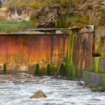Old Rusted Sea Wall