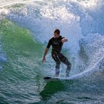 Sliding down the face