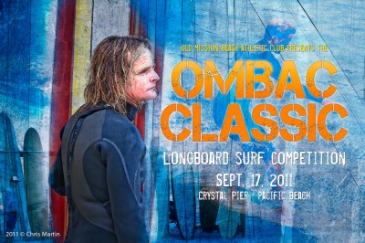 Longboard Surfing Poster