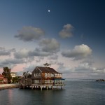 Pier Cafe and Moon