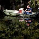 Fisherman at Lake Fulmor